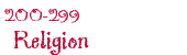200-299 Religion